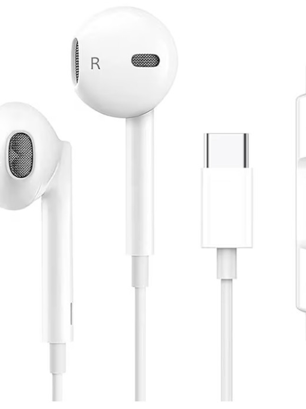 Wired Earbud Headphones in Black - Unbranded